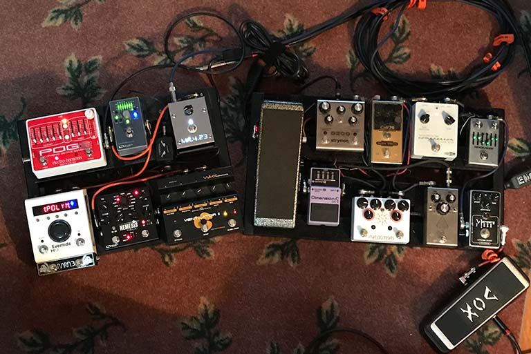 Mark Hitt Pedal Board